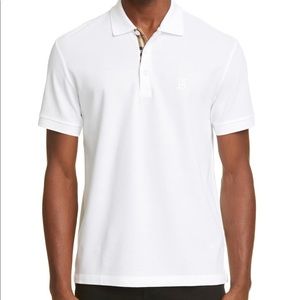 ‼️NWoT XL BURBERRY EDDIE PIQUE POLO SHIRT‼️